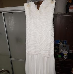White promal/formal gown